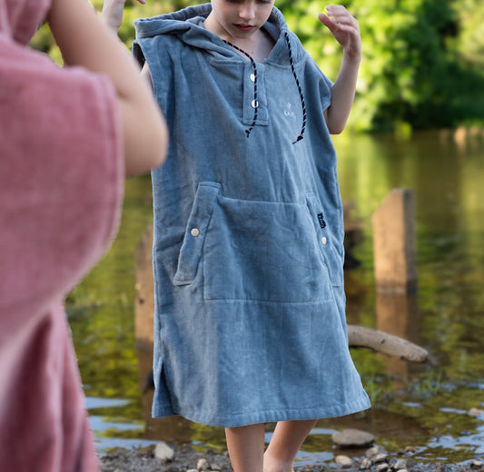 Kids Premium Hooded Towels Cotton Velour 340GSM