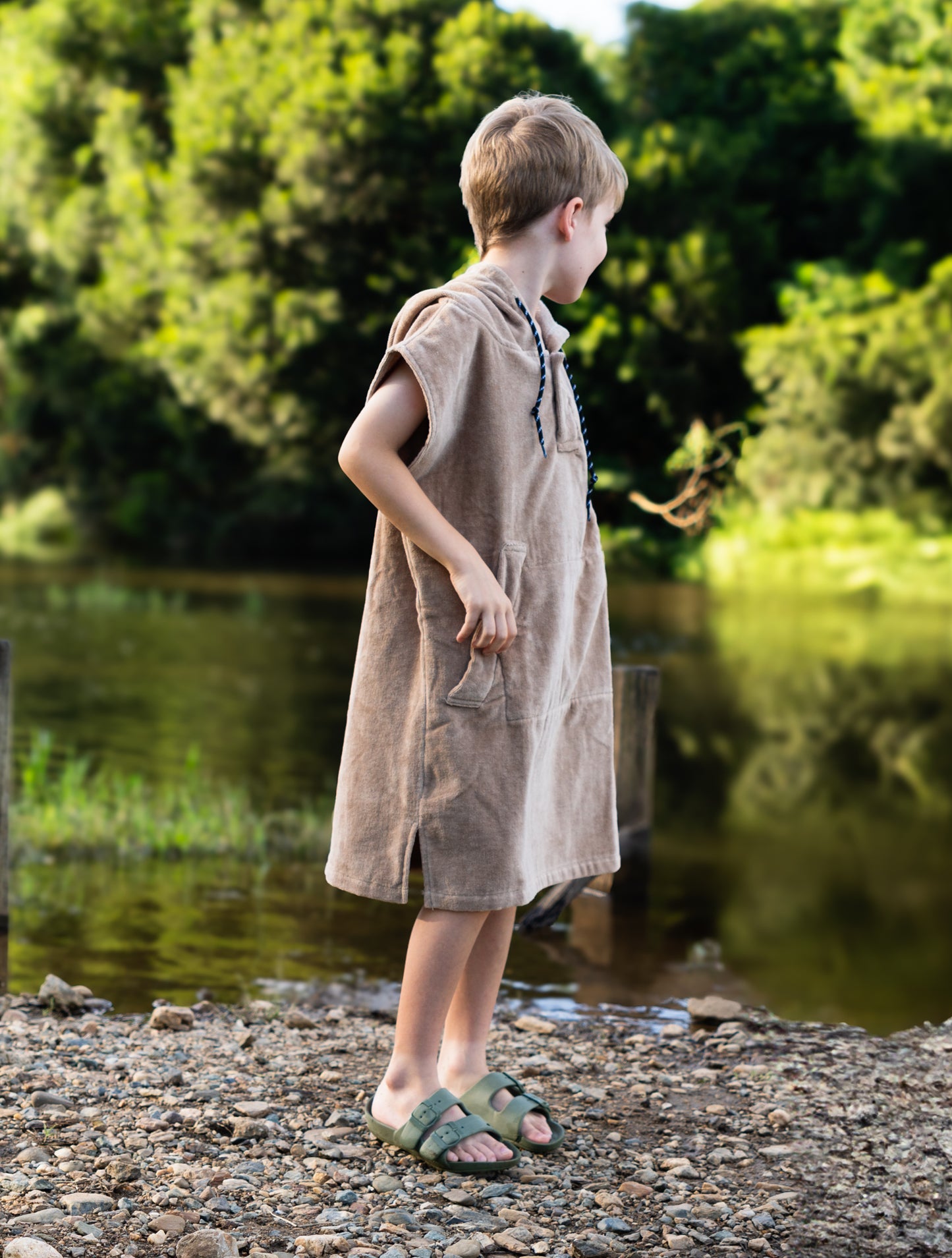 Kids Premium Hooded Towels Cotton Velour 340GSM