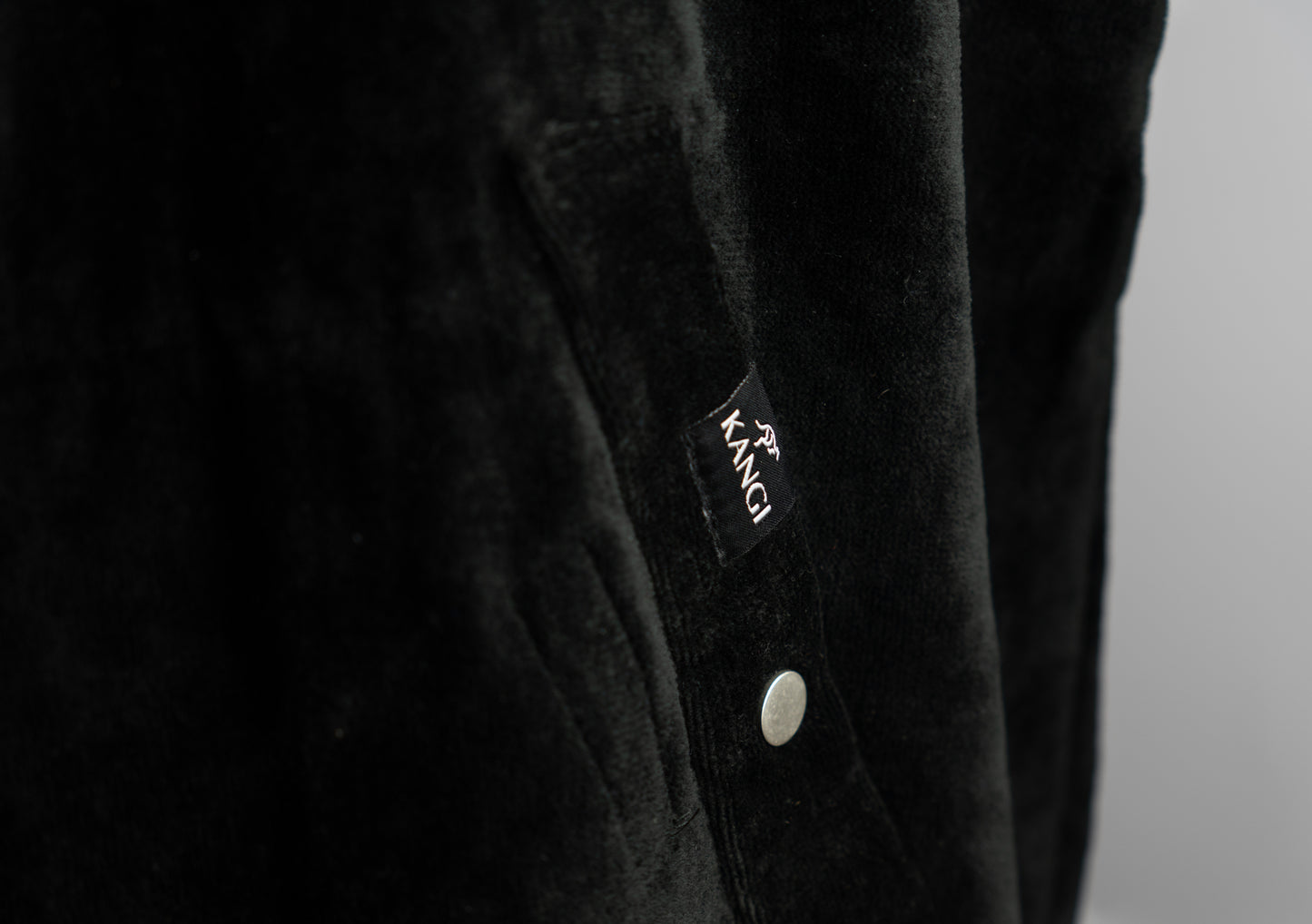 Black Premium Hooded Towel Cotton Velour 340GSM