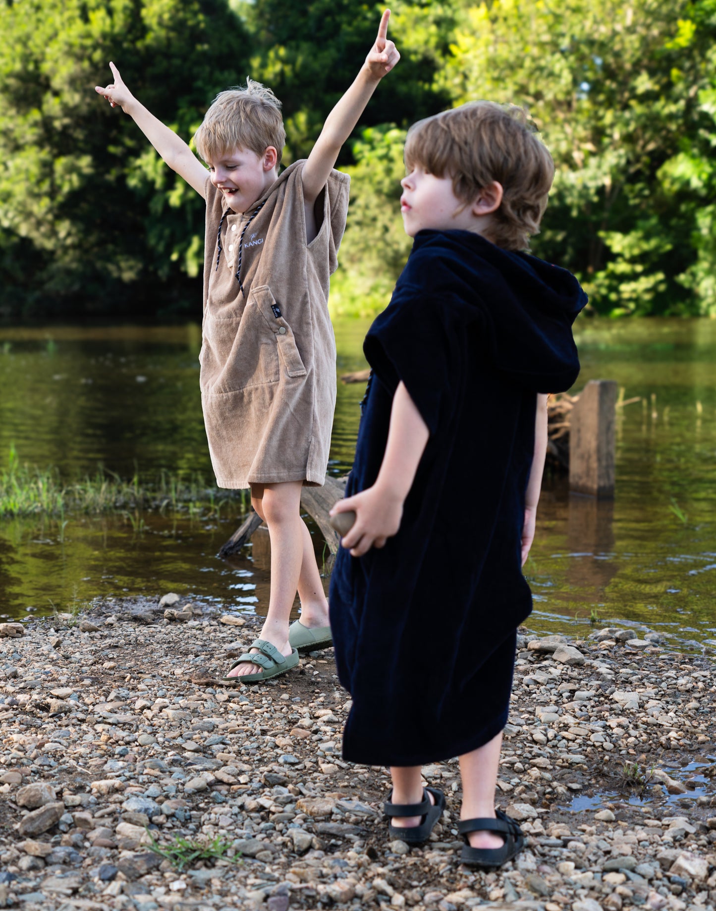 Kids Premium Hooded Towels Cotton Velour 340GSM