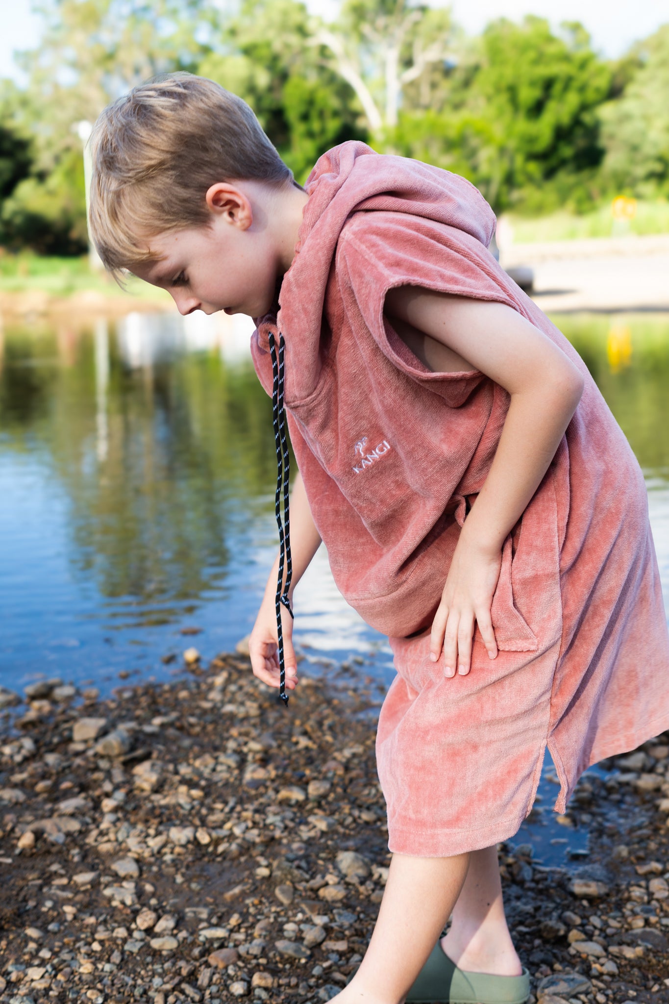 Kids Premium Hooded Towels Cotton Velour 340GSM